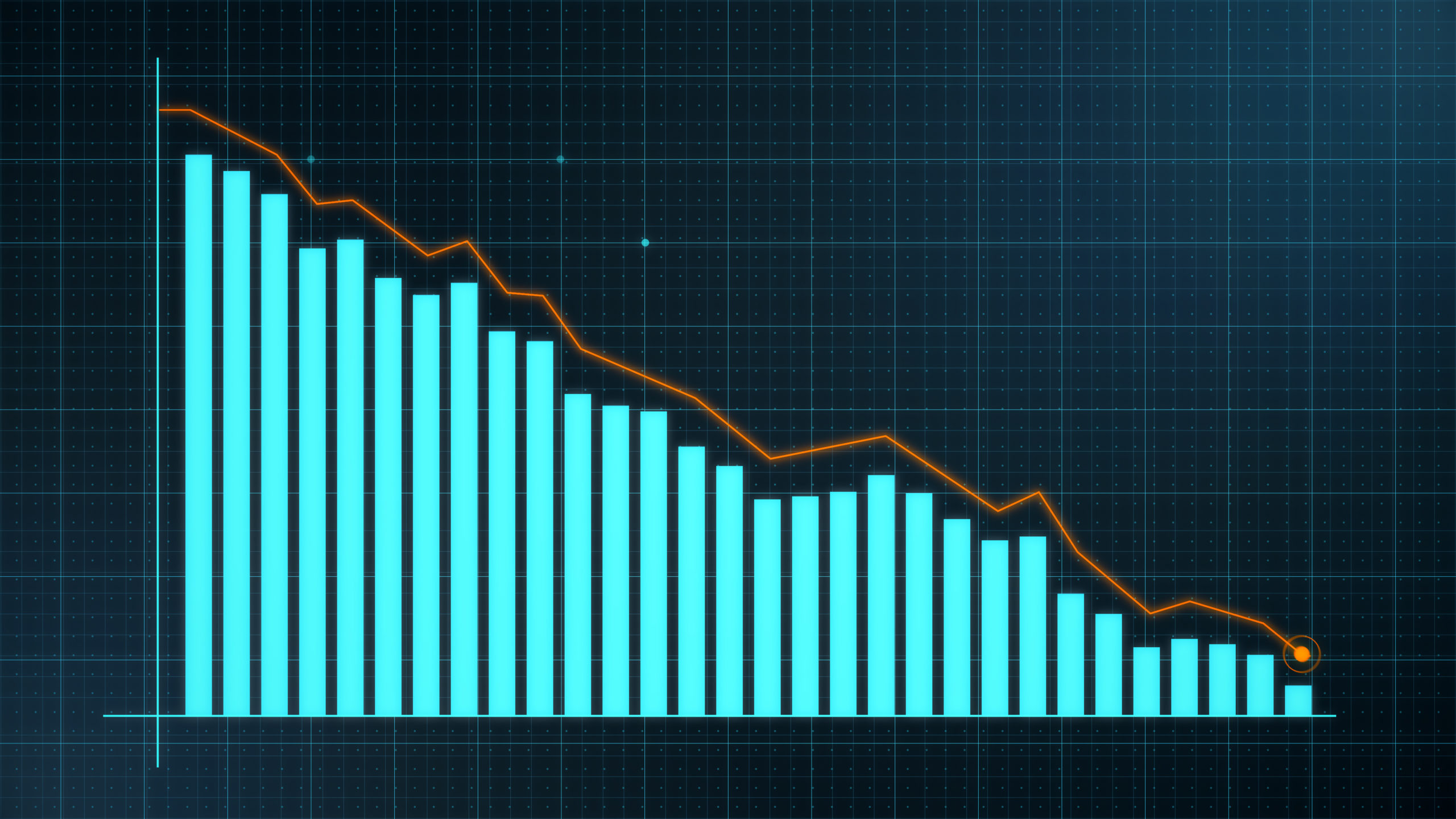 Bar,Chart,Plummeting,/,Fall,/,Drop,/,Decreasing,Over